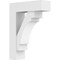 Ekena Millwork Standard Merced Architectural Grade PVC Bracket with Block Ends, 5"W x 18"D x 24"H BKTP05X18X24MRC05 - alternate 1